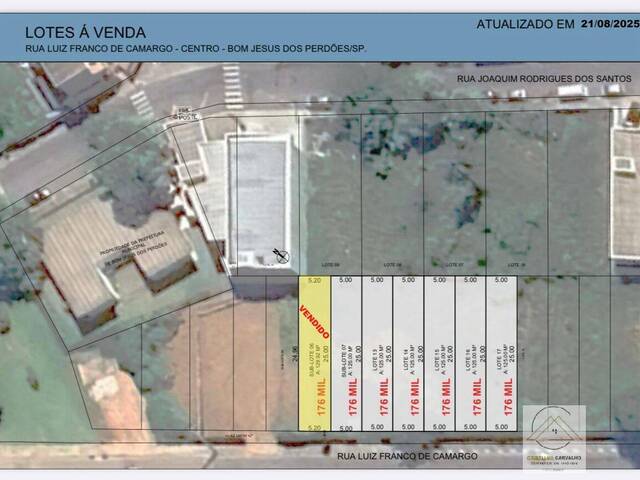 #129 - Terreno para Venda em Bom Jesus dos Perdões - SP - 1